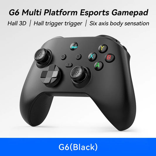 G6 Controlador de Jogos Sem Fio Multi-Plataforma – Joystick Hall & Gatilho, Compatível com Nintendo Switch, PC, Android e iOS