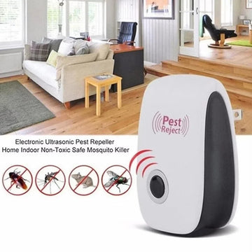 Safe Ultrasonic Pest Repeller for Home – Non-Toxic & Effective Mouse, Cockroach, Mosquito & Insect Exterminator