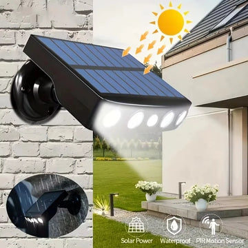 LED Solar Security Light with Motion Sensor – Outdoor Waterproof Wall Lamp, 3 Modes, Night Garden Street Light
