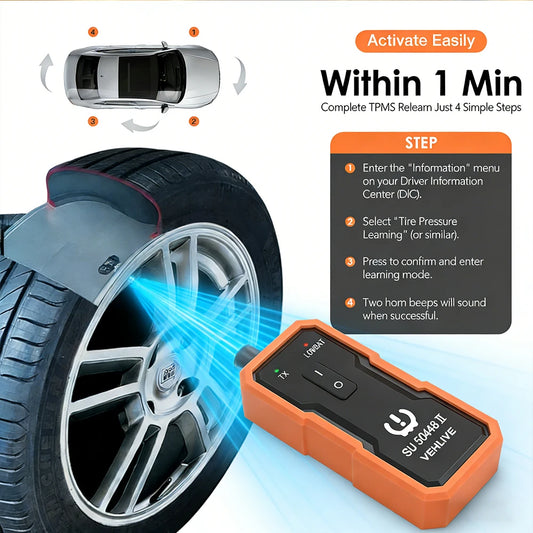 TPMS Reset Tools Tire Sensors Relearn Tool Pressure Monitor System Tool TPMS Activation Tools for Chevy GMC Buick Cadillac