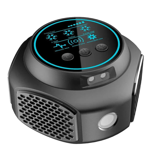 Ultrasonic Rat & Pest Repeller – 4-in-1 360° Electronic Device Repels Rodents, Flies, Cockroaches, Mosquitoes – Indoor Pest Control